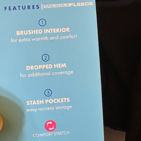 Skechers Womens Snuggle Fleece Mock Zip‎ Sweater Sz Small Black Minimalist Basic - Picture 5 of 10